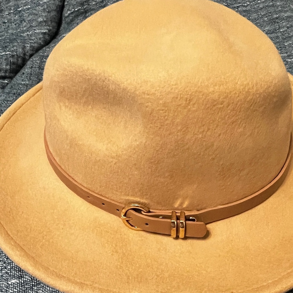NWT Nordstrom Camel Women's Fedora Hat - Picture 7 of 7